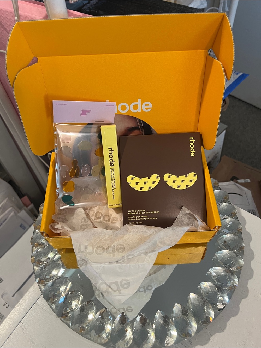 RHODE X The Biebers Caramelized Banana Lip Treatment - Eye Prep Patches